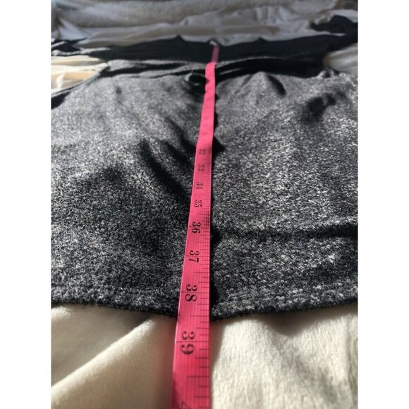 Athleta Ruched Waist Sheath Dress Womens M Dark Gray Heathered Soft Stretchy - Picture 8 of 8